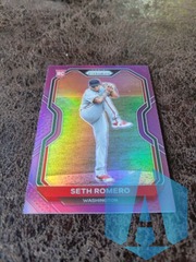 2021 Prizm Purple Prizm RC #227 Seth Romero Rookie Washington Nationals